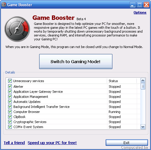 GameBoosterScreen